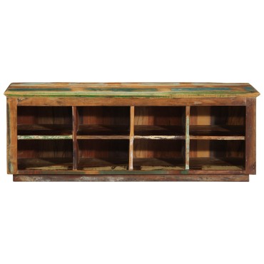 vidaXL Ράφι Παπουτσιών 110x35x40cm Μασίφ Ξύλο Ανακυκλωμένο