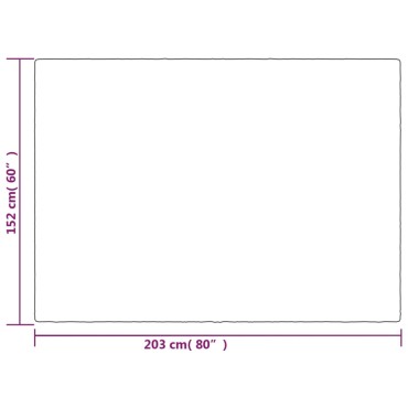 vidaXL Κουβέρτα Βαρύτητας με Κάλυμμα Γκρι 152x203 εκ. 7 κ. Υφασμάτινη