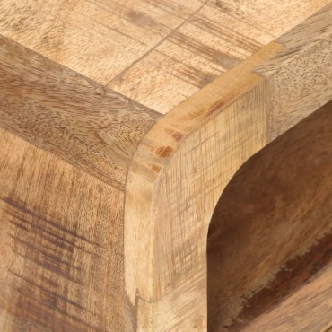 vidaXL Έπιπλο Τηλεόρασης 117x30x41cm Μασίφ Ακατέργαστο Ξύλο Μάνγκο