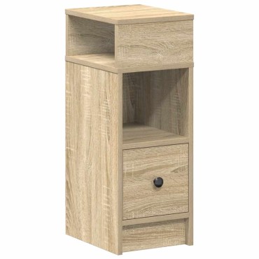 vidaXL Κομοδίνο με συρτάρι Sonoma Δρυς 25x31x66cm 1 τεμ.