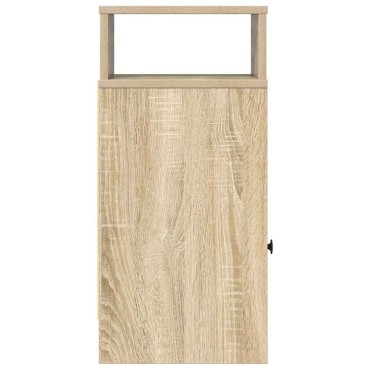 vidaXL Κομοδίνο με συρτάρι Sonoma Δρυς 25x31x66cm 1 τεμ.