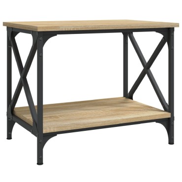 vidaXL Βοηθητικό Τραπέζι Sonoma Δρυς 55x38x45cm Επεξεργασμένο Ξύλο