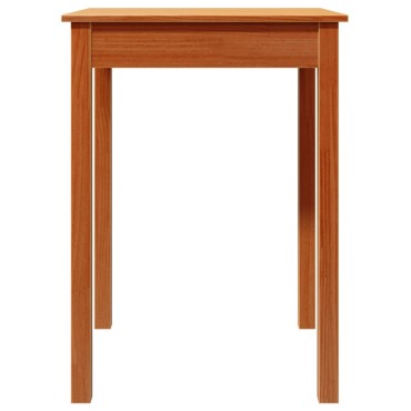 vidaXL Τραπεζαρία Καφέ Κεριού 55x55x75cm από Μασίφ Ξύλο Πεύκου 1 τεμ.