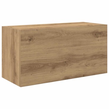 vidaXL Ντουλάπι τοίχου μπάνιου Artisan Oak Κατασκευασμένο ξύλο 60x25x30 cm 1 τεμ.