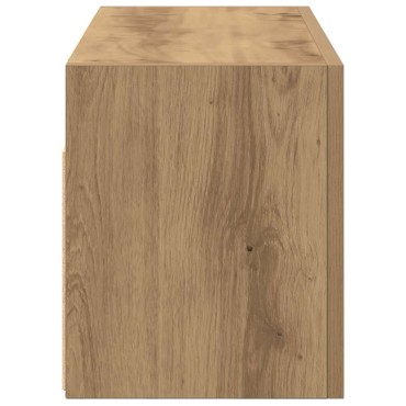 vidaXL Ντουλάπι τοίχου μπάνιου Artisan Oak Κατασκευασμένο ξύλο 60x25x30 cm 1 τεμ.