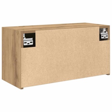 vidaXL Ντουλάπι τοίχου μπάνιου Artisan Oak Κατασκευασμένο ξύλο 60x25x30 cm 1 τεμ.