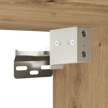 vidaXL Ντουλάπι τοίχου μπάνιου Artisan Oak Κατασκευασμένο ξύλο 80x25x30 cm 1 τεμ.