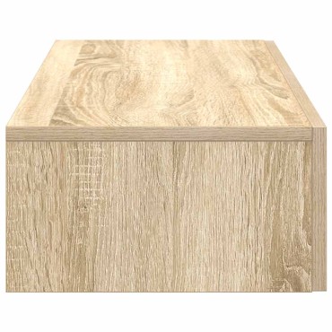 vidaXL Ράφι τοίχου με συρτάρια Sonoma Oak Κατασκευασμένο ξύλο 80x33x17 cm 1 τεμ.