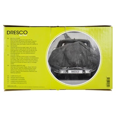 Dresco Κάλυμμα Ποδηλάτου Ελαστικό για 1 Ποδήλατο Μαύρο