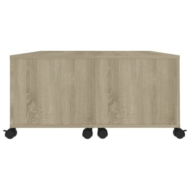 vidaXL Τραπεζάκι Σαλονιού Sonoma Δρυς 75x75x38cm από Μοριοσανίδα 1 τεμ.