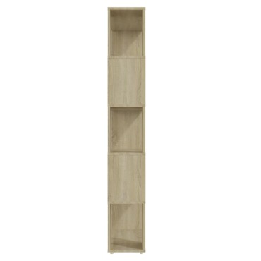 vidaXL Βιβλιοθήκη/Διαχωριστικό Χώρου Sonoma Δρυς 80x24x155cm Μοριοσ.