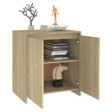vidaXL Μπουφές Sonoma Δρυς 70x41x75cm από Επεξεργασμένο Ξύλο 1 τεμ.