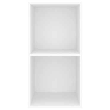 vidaXL Έπιπλο Τηλεόρασης Κρεμαστό Λευκό 37x37x72cm από Επεξ. Ξύλο
