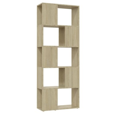 vidaXL Βιβλιοθήκη/Διαχωριστικό Χώρου Sonoma Δρυς 60x24x155cm 1 τεμ.