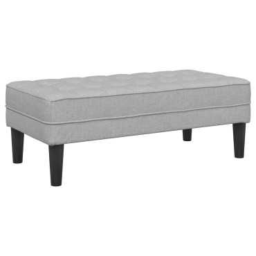 vidaXL Παγκάκι Cloud Γκρι 113x57x39cm Υφάσματος