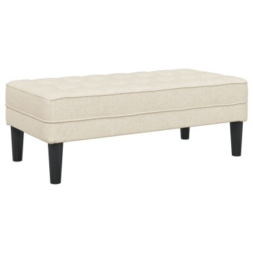 vidaXL Παγκάκι Λινό 113x57x39 εκ