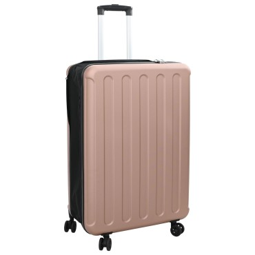vidaXL Φορητή Σκληρή Βαλίτσα 28'' Ροζ Χρυσό 50x30x76 εκ ABS
