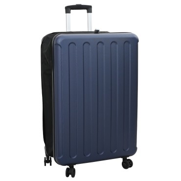 vidaXL Σκληρή Αναδιπλούμενη Βαλίτσα 28" Σκούρο Μπλε 50x30x76 εκ ABS