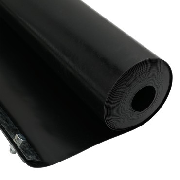 vidaXL Ρίζα Barrier με Συνδετικά Rails Μαύρο 0,7x15 μ 1,5 χλστ HDPE