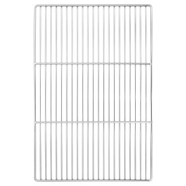vidaXL Σχάρα ψησίματος 60 x 40 cm Ανοξείδωτο Ατσάλι Ασημί