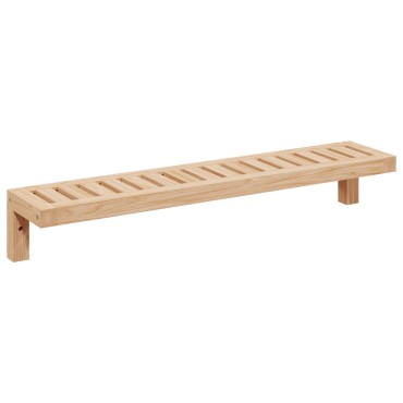 Ράφι τοίχου vidaXL 62x10x12,5cm Καπάκι από δέντρο καρυδιάς
