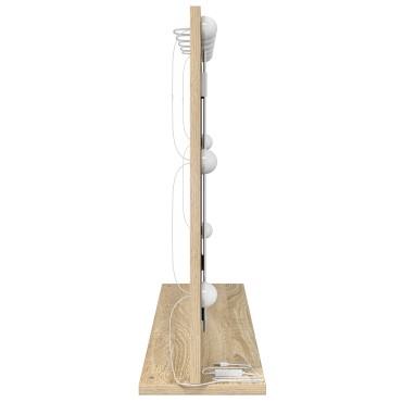 vidaXL Καθρέφτης Vanity Sonoma oak Επεξεργασμένο ξύλο, Γυαλί