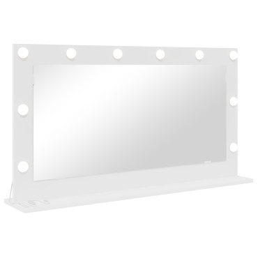 vidaXL καθρέφτης Vanity με LED Φώτα Λευκό 100x55x18 εκ.