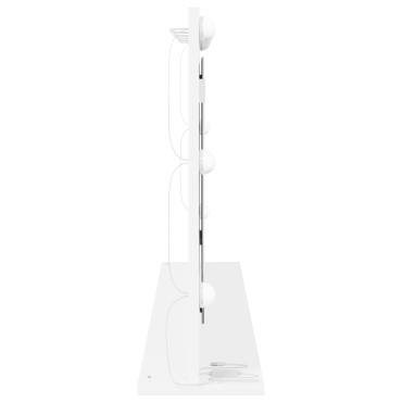 vidaXL καθρέφτης Vanity με LED Φώτα Λευκό 100x55x18 εκ.