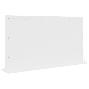 vidaXL καθρέφτης Vanity με LED Φώτα Λευκό 100x55x18 εκ.