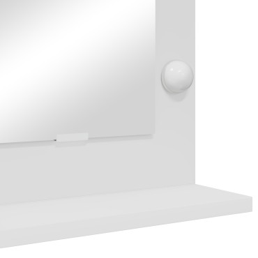 vidaXL Καθρέφτης Vanity με LED Φώτα Λευκό 100x45x18 εκ.