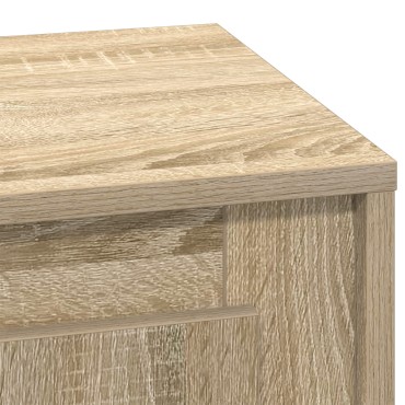 vidaXL Κομοδίνο 2 τεμ. Δρύς Sonoma 44x34,5x45 εκ