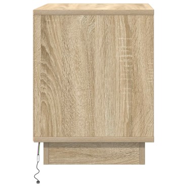 vidaXL Κομοδίνο 2 τεμ. Δρύς Sonoma 44x34,5x45 εκ