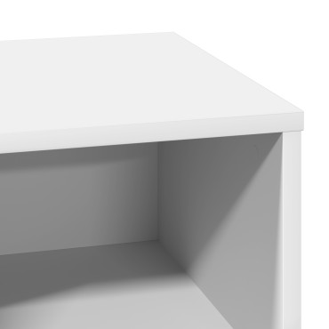 vidaXL Κομοδίνα με LED 2 τεμ. Λευκά 50x34,5x50cm