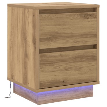 vidaXL Κομοδίνο 2 τεμ. Artisan Oak 39x34,5x50cm