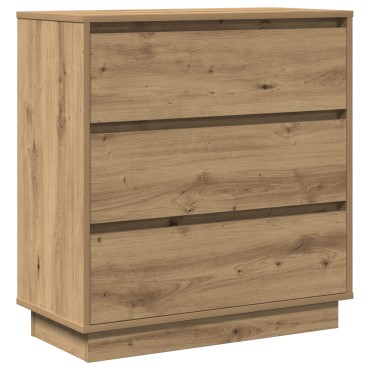vidaXL Κομοδίνο Artisan Oak 71x34,5x75cm Επεξεργασμένο ξύλο 1 τεμ.