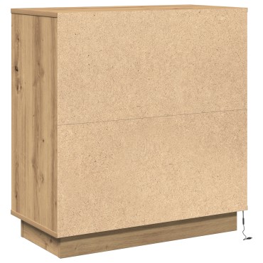 vidaXL Κομοδίνο Artisan Oak 71x34,5x75cm Επεξεργασμένο ξύλο 1 τεμ.