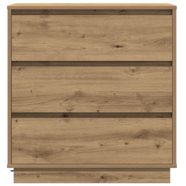 vidaXL Κομοδίνο Artisan Oak 71x34,5x75cm Επεξεργασμένο ξύλο 1 τεμ.