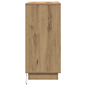 vidaXL Κομοδίνο Artisan Oak 71x34,5x75cm Επεξεργασμένο ξύλο 1 τεμ.