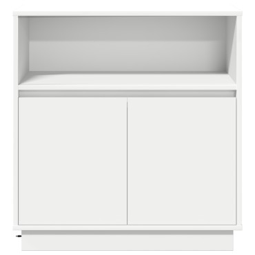 vidaXL Μπουφές με LED Λευκό 71x34,5x75cm Κατασκευασμένο Ξύλο 1 τεμ.