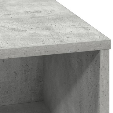 vidaXL Μπουφές με LED Γκρι Σκυρόδεμα 71x34,5x75cm Κατασκευασμένο από Ξύλο 1 τεμ.