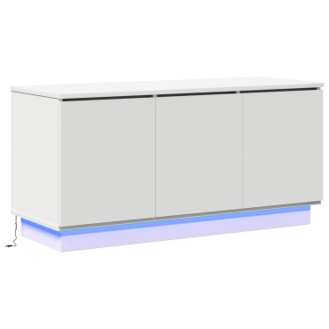 vidaXL Κάστρο Τηλεόρασης Λευκό 100x38x49cm Επεξεργασμένο Ξύλο