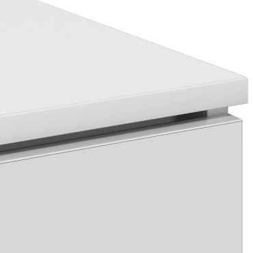 vidaXL Κάστρο Τηλεόρασης Λευκό 100x38x49cm Επεξεργασμένο Ξύλο