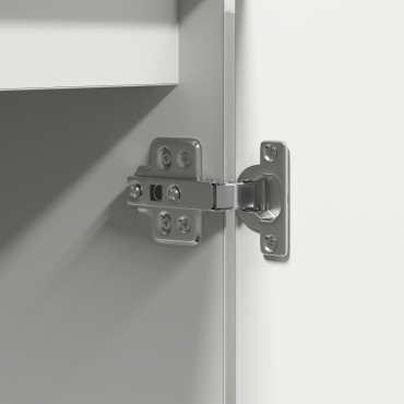 vidaXL Κάστρο Τηλεόρασης Λευκό 100x38x49cm Επεξεργασμένο Ξύλο