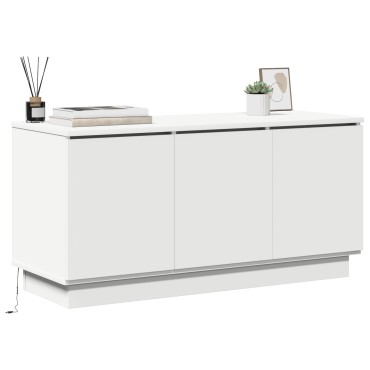 vidaXL Κάστρο Τηλεόρασης Λευκό 100x38x49cm Επεξεργασμένο Ξύλο