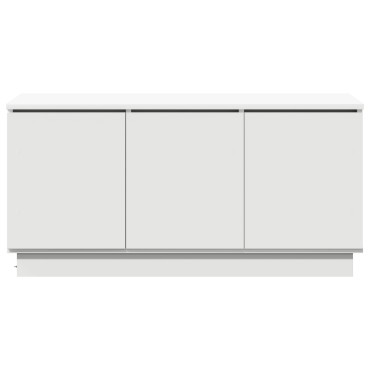 vidaXL Κάστρο Τηλεόρασης Λευκό 100x38x49cm Επεξεργασμένο Ξύλο