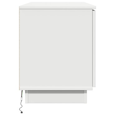 vidaXL Κάστρο Τηλεόρασης Λευκό 100x38x49cm Επεξεργασμένο Ξύλο