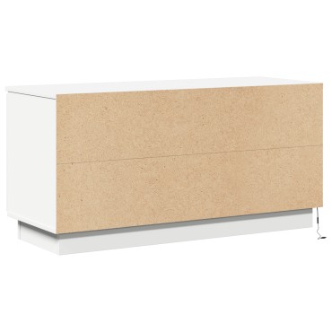 vidaXL Κάστρο Τηλεόρασης Λευκό 100x38x49cm Επεξεργασμένο Ξύλο