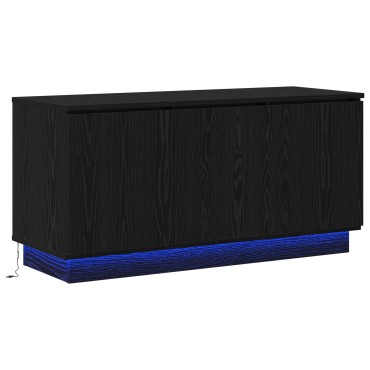 vidaXL Βάση Τηλεόρασης Μαύρη 100x38x49cm Επεξεργασμένο Ξύλο