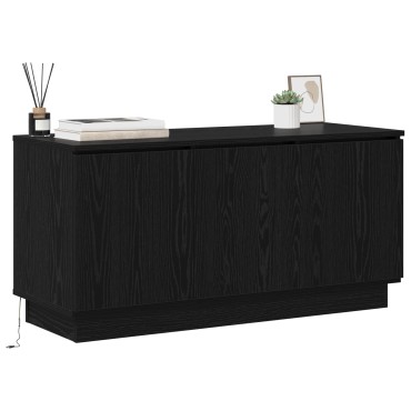vidaXL Βάση Τηλεόρασης Μαύρη 100x38x49cm Επεξεργασμένο Ξύλο