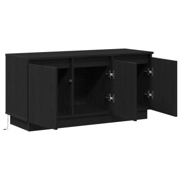 vidaXL Βάση Τηλεόρασης Μαύρη 100x38x49cm Επεξεργασμένο Ξύλο